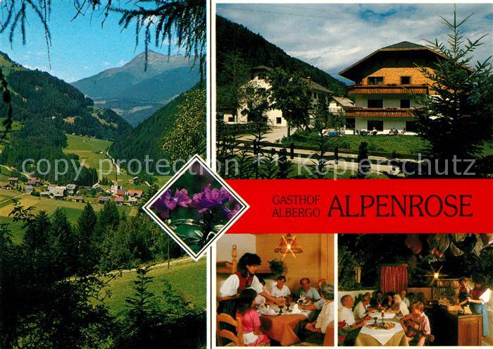 St Lorenzen Suedtirol Gasthof Albergo Alpenrose Panorama