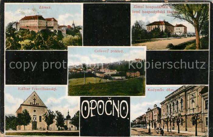 Opocno Zamek Kloster Ansichten