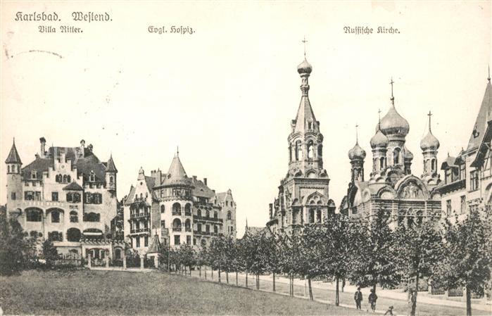 Karlsbad Eger Hospiz russische Kirche