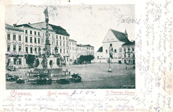 Olmuetz Olomouc Marktplatz Denkmal