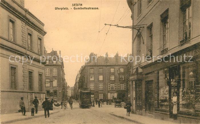 Sedan Ardennes Uferplatz Gambettastrasse