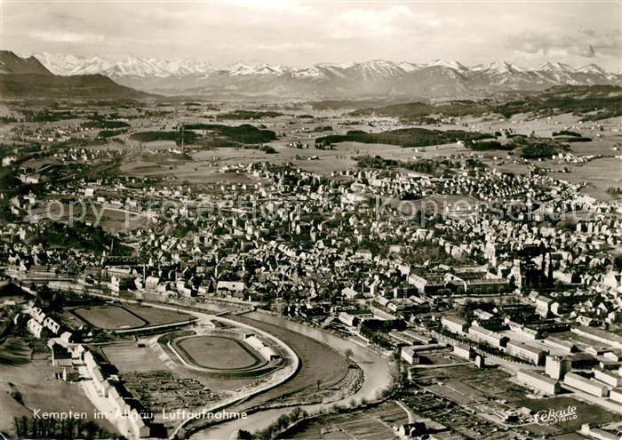 Kempten Allgaeu Fliegeraufnahme