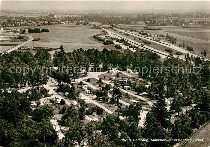 Obermenzing Fliegeraufnahme Wald Camping