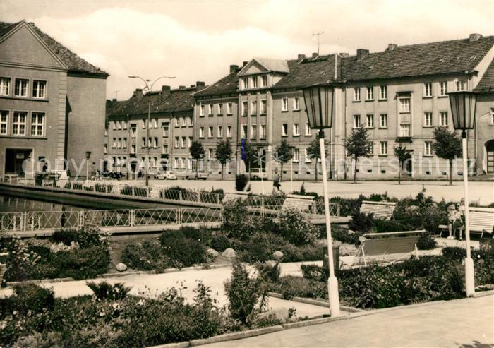 Pasewalk Mecklenburg Vorpommern Ernst Thaelmann Platz Marktstrasse