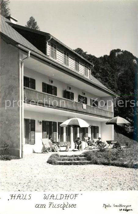 Fuschl See Salzkammergut Haus Waldhof