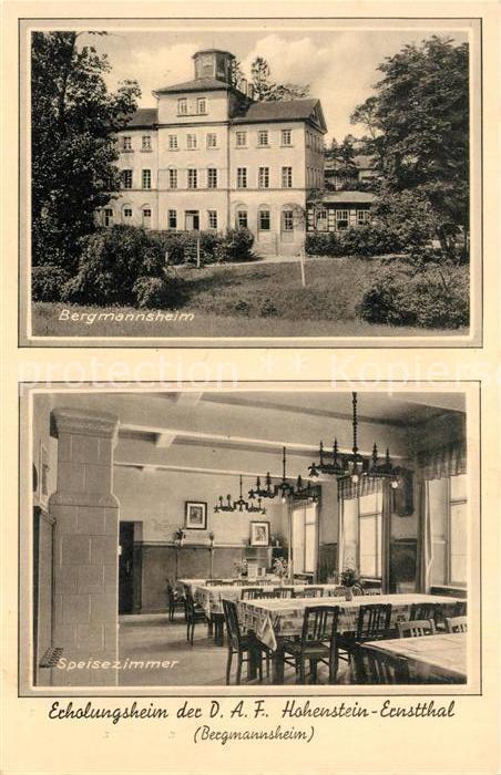 Hohenstein-Ernstthal Erholungsheim der DAF Bergmannsheim NZ3