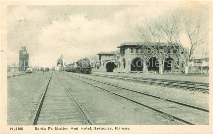 Syracuse Kansas Santa Fe Station Hotel