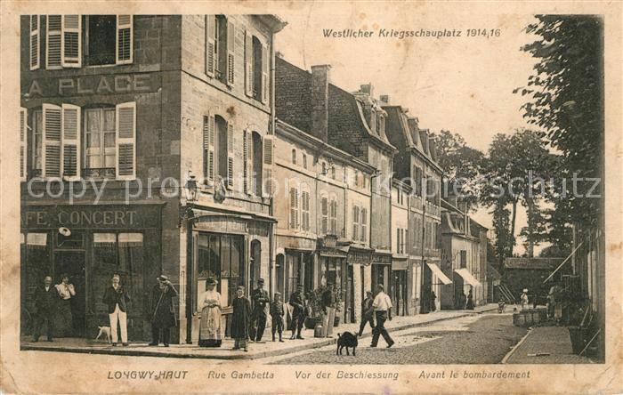 Longwy Lothringen Rue Gambetta