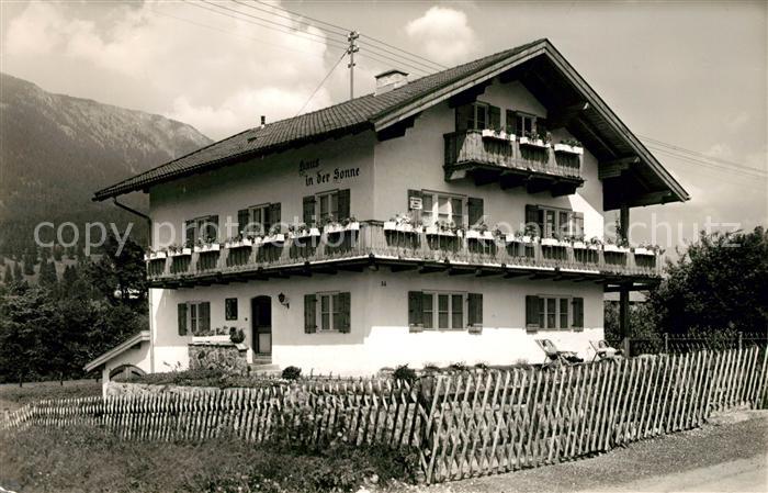Garmisch-Partenkirchen Haus in der Sonne