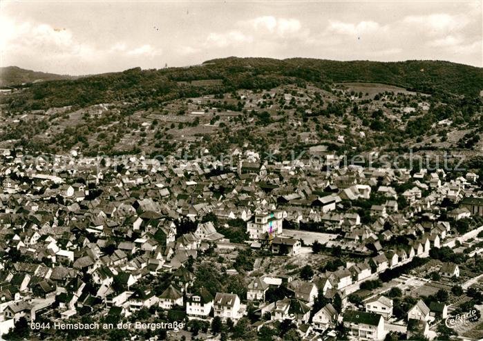 Hemsbach Bergstrasse Fliegeraufnahme