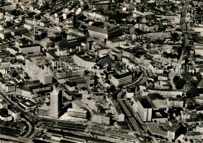 BOCHUM  CITY Fliegeraufnahme Innenstadt