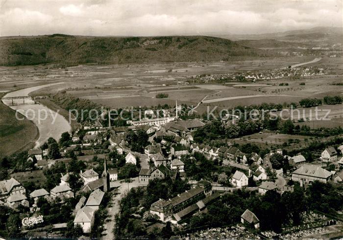 Fuerstenberg Weser Fliegeraufnahme