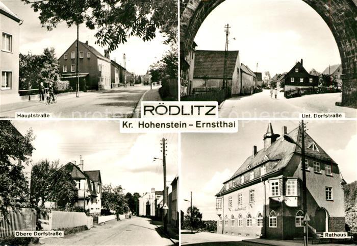 Roedlitz Hohndorf Hauptstrasse Rathaus Dorfstrasse