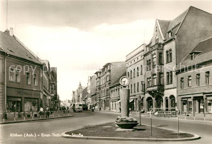 Koethen Anhalt Ernst-Thaelmann-Strasse