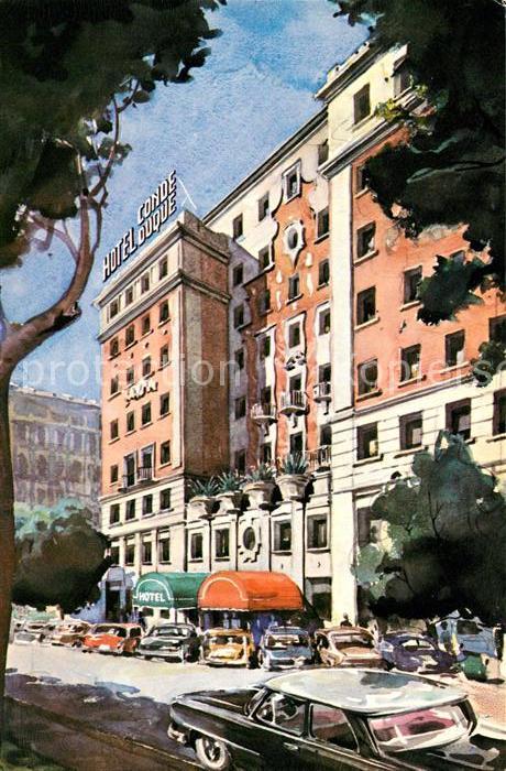 Madrid Spain Hotel Conde Duque Kuenstlerkarte