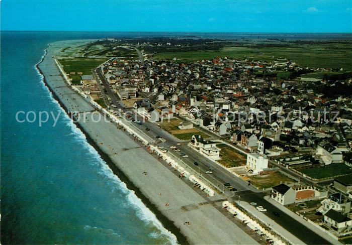 Cayeux-sur-Mer Cote d Opale Fliegeraufnahme