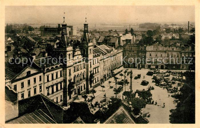 Pardubice Pardubitz Rathaus Panorama