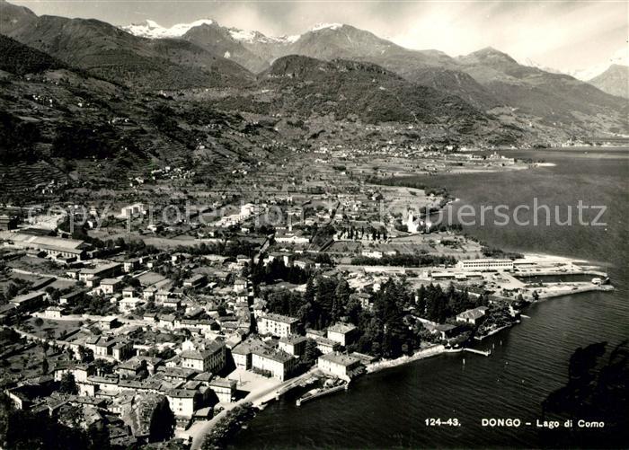 Dongo Lago di Como Fliegeraufnahme