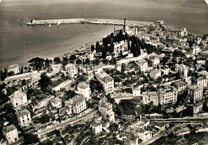 Menton Alpes Maritimes Fliegeraufnahme