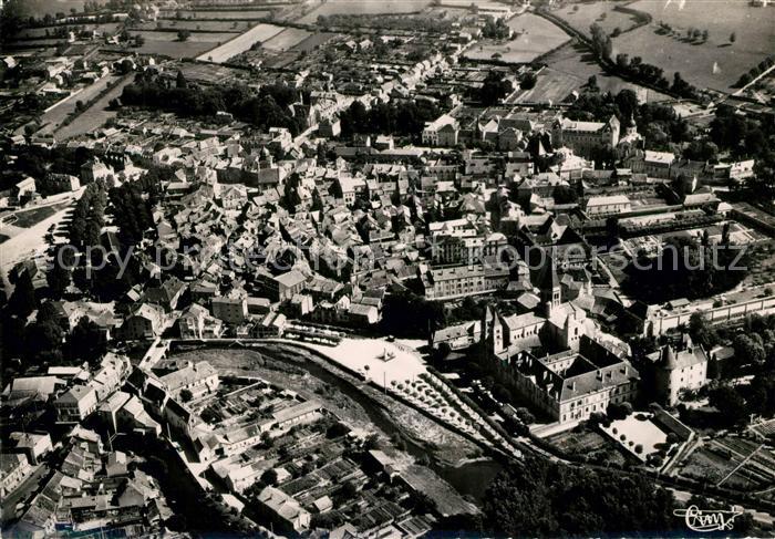 Paray-le-Monial Fliegeraufnahme Basilika