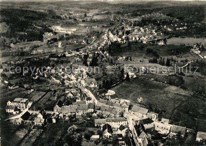 La Courtine Fliegeraufnahme