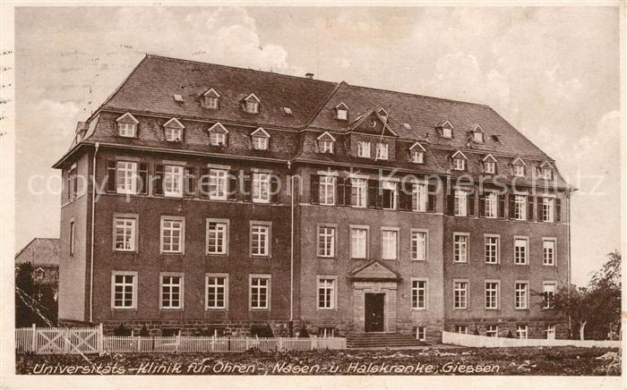 Giessen Lahn Universitaetsklinik fuer Ohren- Nasen- und Halskranke