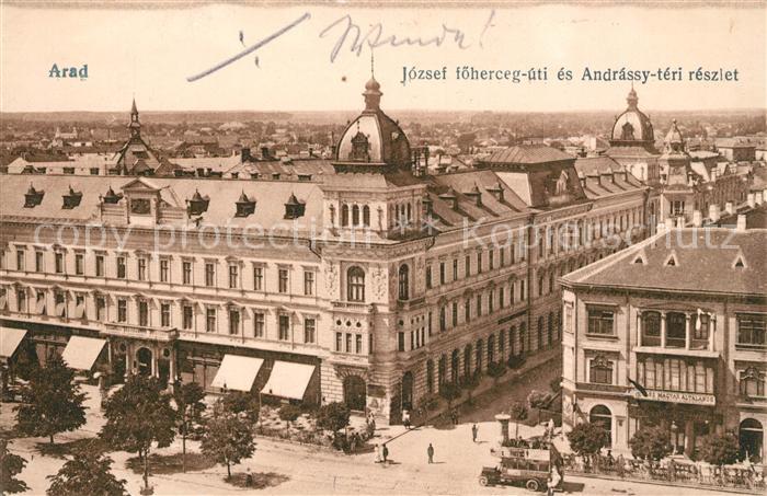 Arad Jozsef foeherceg-uti es Adrasy-tér