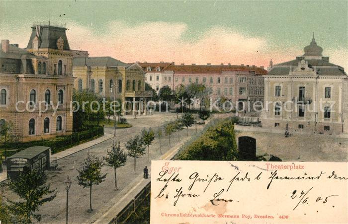 Eger Cheb Tschechien Theaterplatz