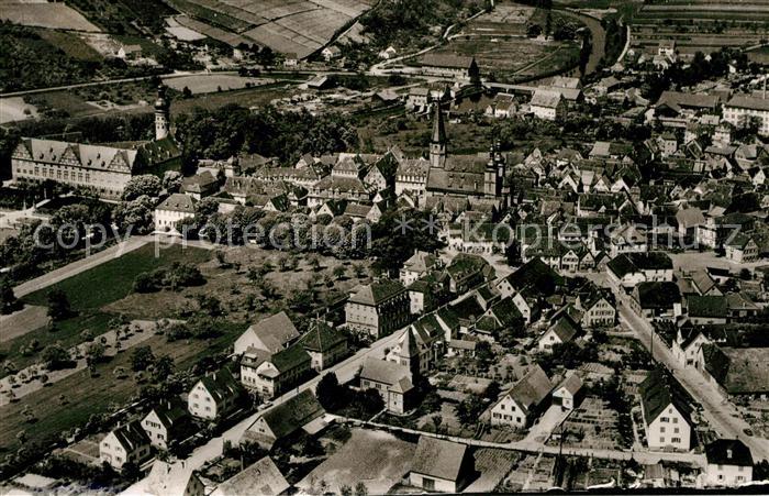 Weikersheim Fliegeraufnahme mit Schloss