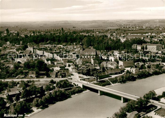 Muehldorf Inn Fliegeraufnahme Innpartie