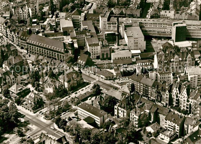 Hannover Fliegeraufnahme Podbielskistrasse und Keksfabrik Bahlsen