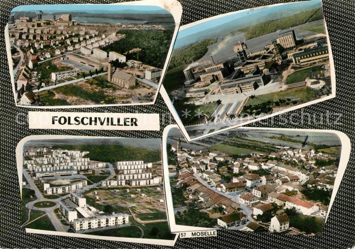 Folschviller Fliegeraufnahme Moselle