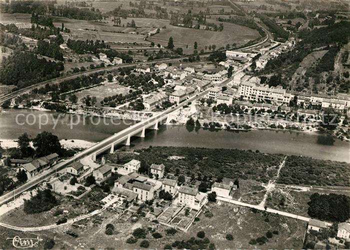 Pont-d Ain Fliegeraufnahme L Ain et le Pont