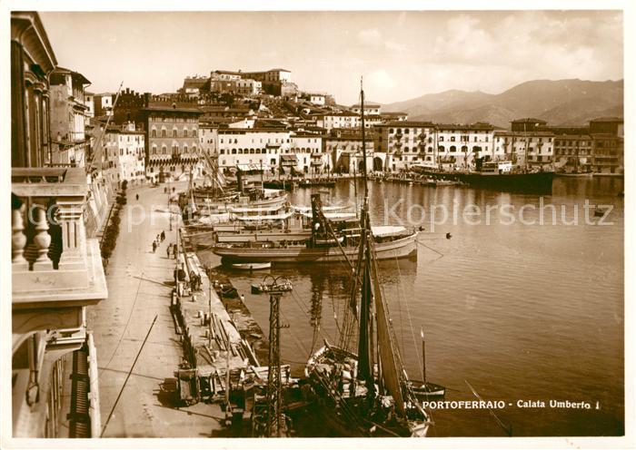 Portoferraio Toscana Calata Umberto Hafen