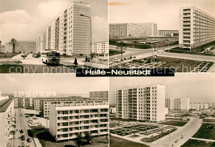 Halle-Neustadt Neubaugebiet