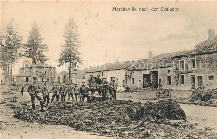 Marcheville nach der Schlacht