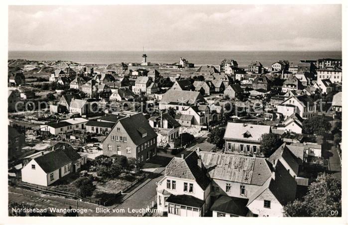 Wangerooge Nordseebad Blick vom Leuchtturm