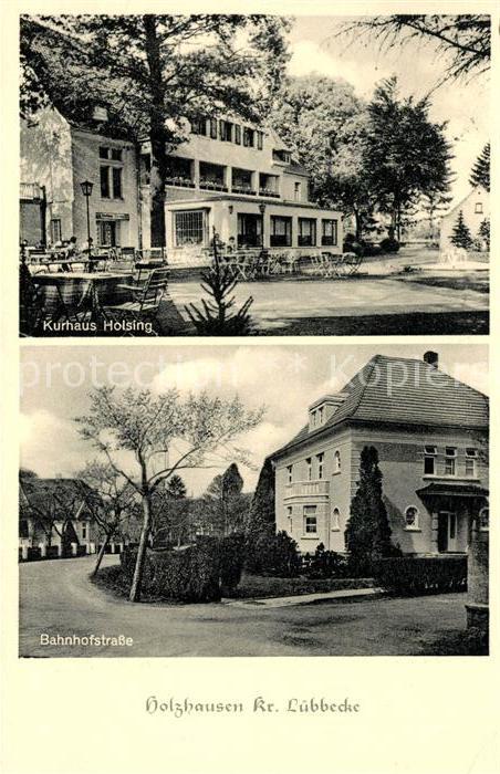 Holzhausen Luebbecke Kurhaus Holsing Bahnhofstrasse