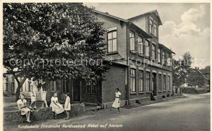 Nebel Amrum Kinderheim Friedrichs Nordseebad