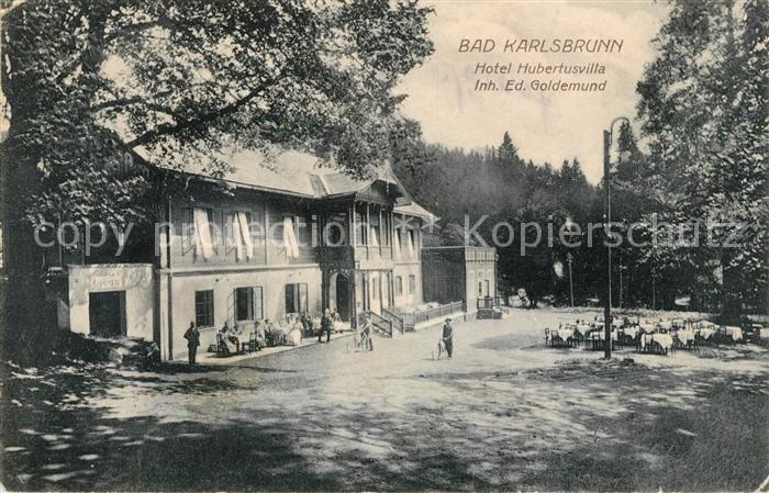 Bad Karlsbrunn Tschechien Hotel Hubertusvilla