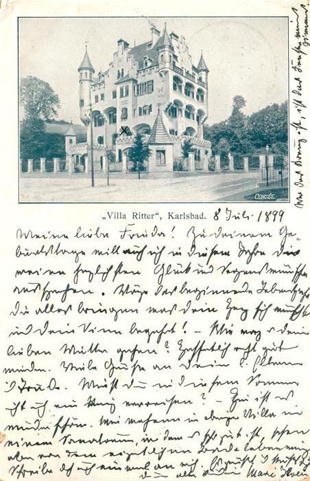 Karlsbad Eger Karlovy Vary Villa Ritter