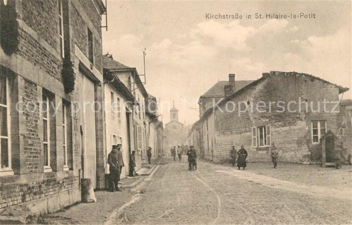 Saint-Hilaire-le-Petit Kirchstrasse Soldaten