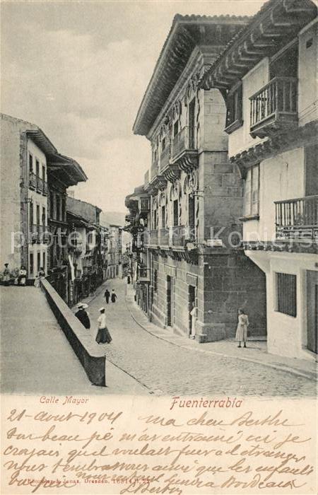 Fuenterrabia Hondarribia Calle Mayor
