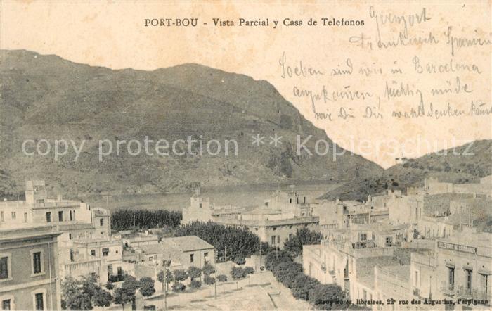 Port Bou Vista Parcial y Casa de Telefonos