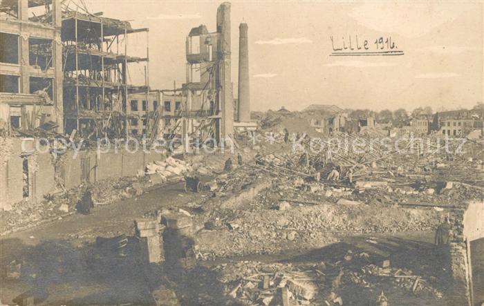 Lille Nord zerstoert Ruinen