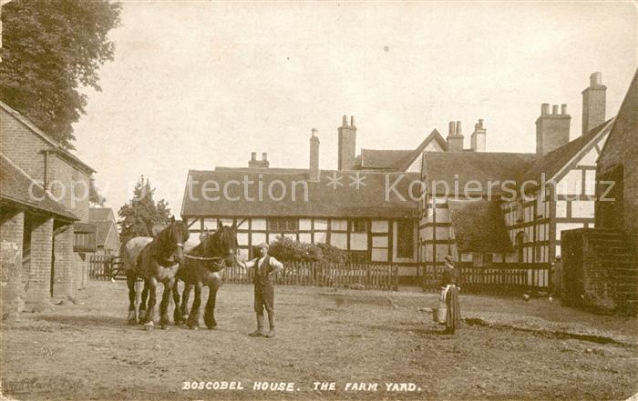 Boscobel House Pferde Farm Yard