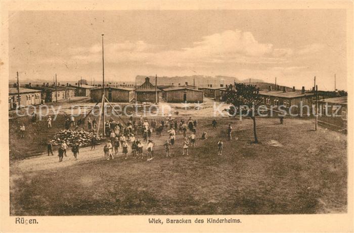 Ruegen Wiek Baracken des Kinderheims