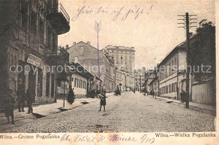 Wilna Wilno Grosse Pogulanka