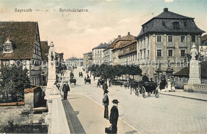 Bayreuth Bahnhofstrasse Pferdekutsche