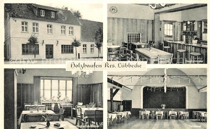 Holzhausen Luebbecke Restaurant W. Lulf